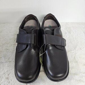 NWT Men's Apex Brown Ambulator Single Strap Casual Comfort Orthopedic Shoe 10.5W